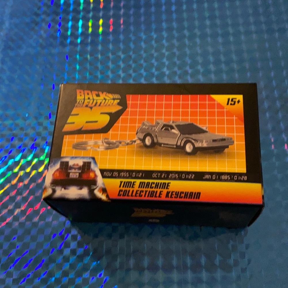 Back To The Future Time Machine Keychain